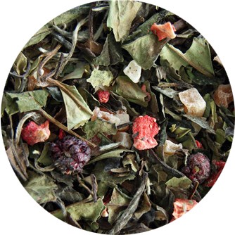 Hvid Sommerdrøm te - Brombær, Hindbær og Jordbær